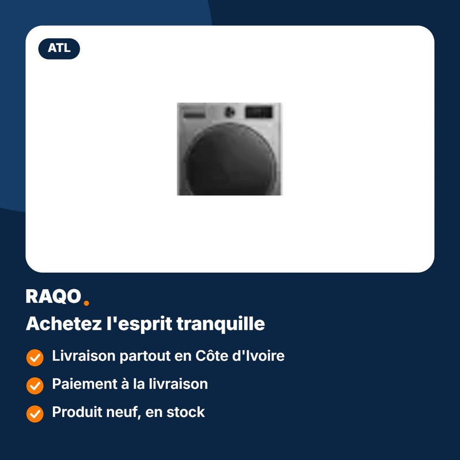 Sèche-linge pompe à chaleur ATL 10kg Inverter – ATLDM-100G06HBLB - RAQO