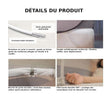 Moustiquaire de Lit Pliable Protection 360° et Installation Rapide compatible avec 2 places et 3 places.