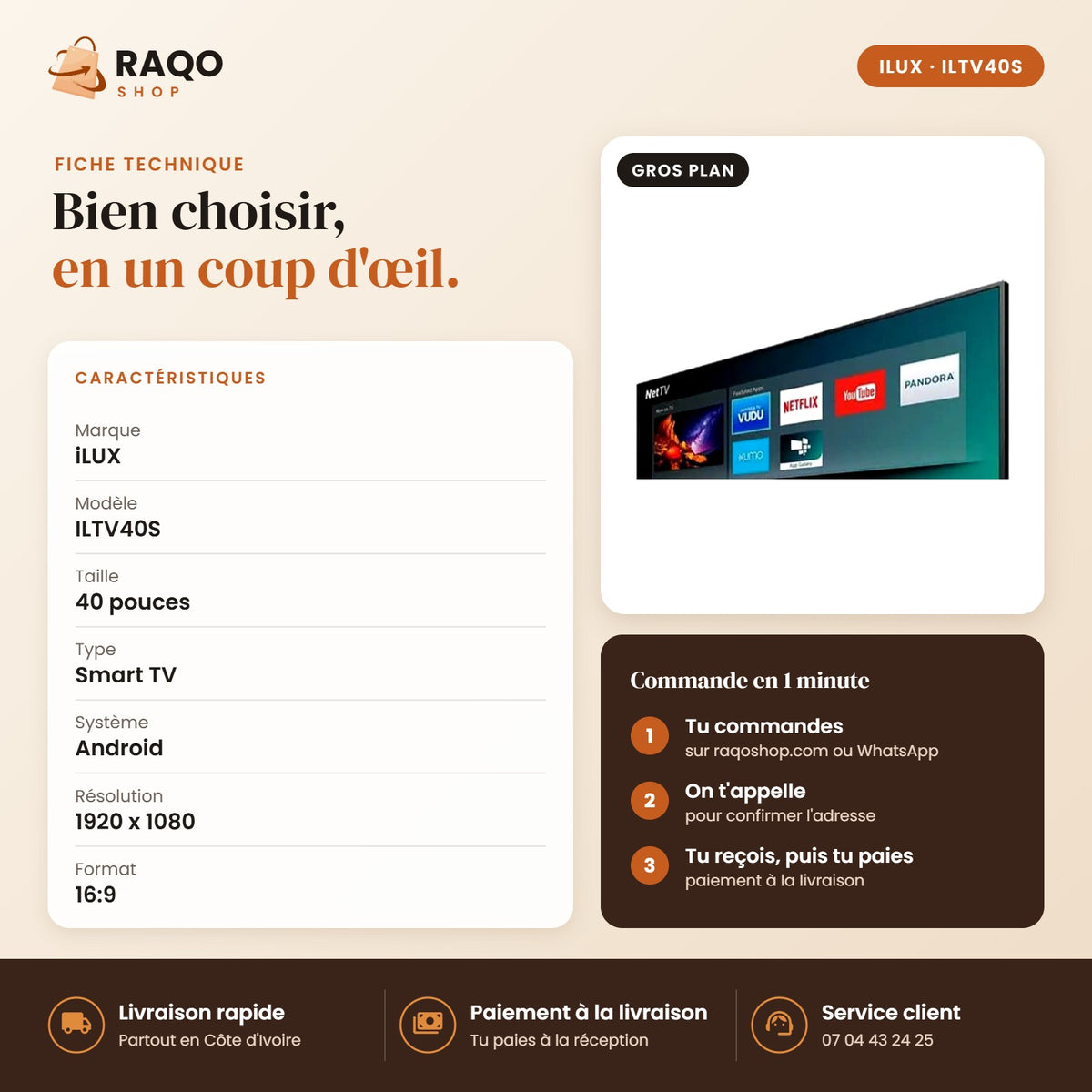Smart TV iLUX – 40