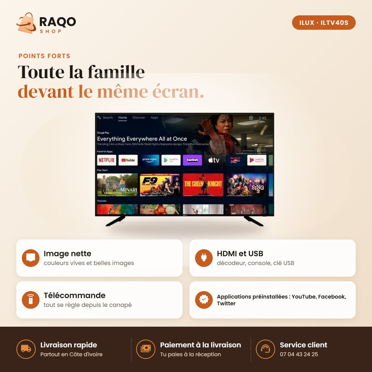 Smart TV iLUX – 40