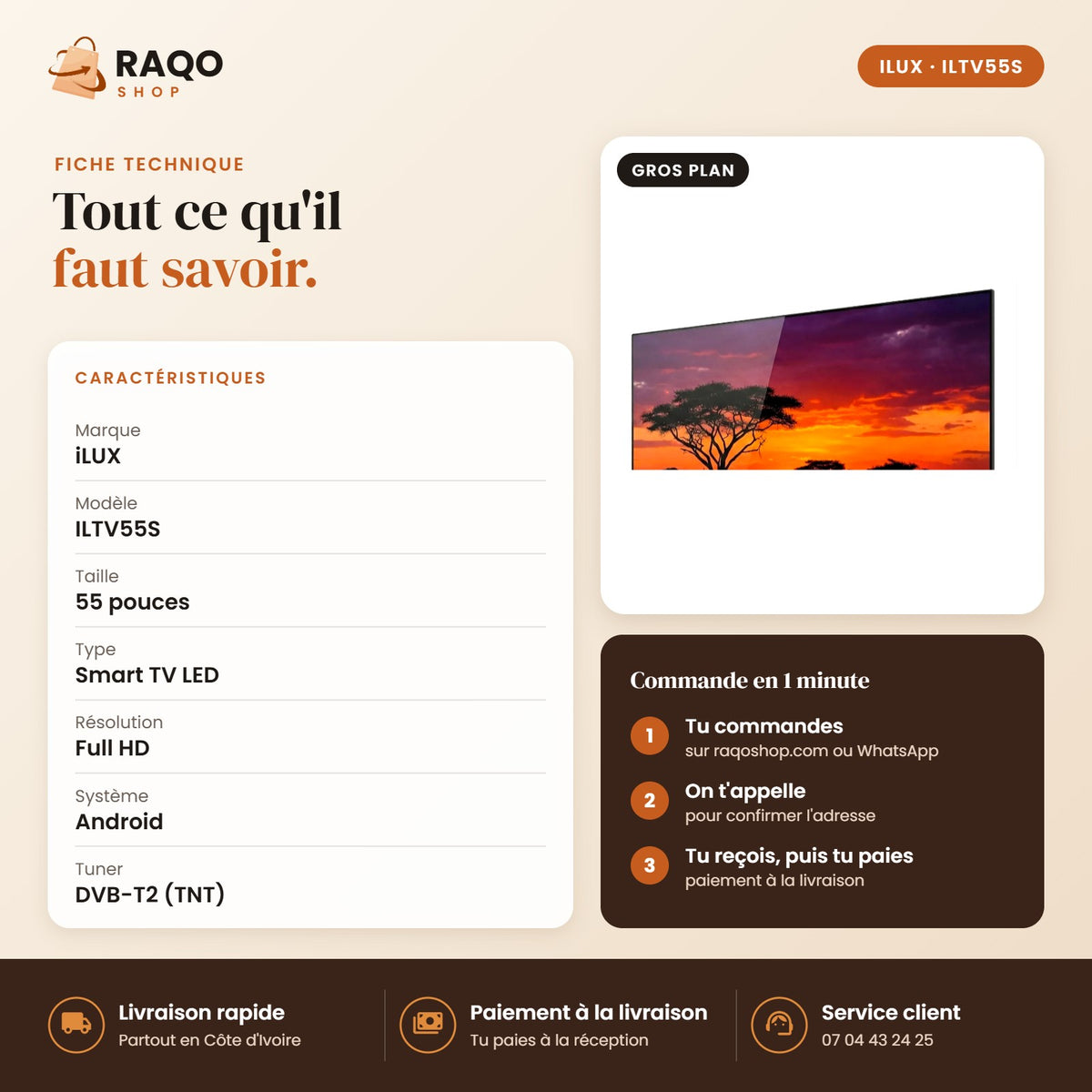Smart TV iLUX – 55