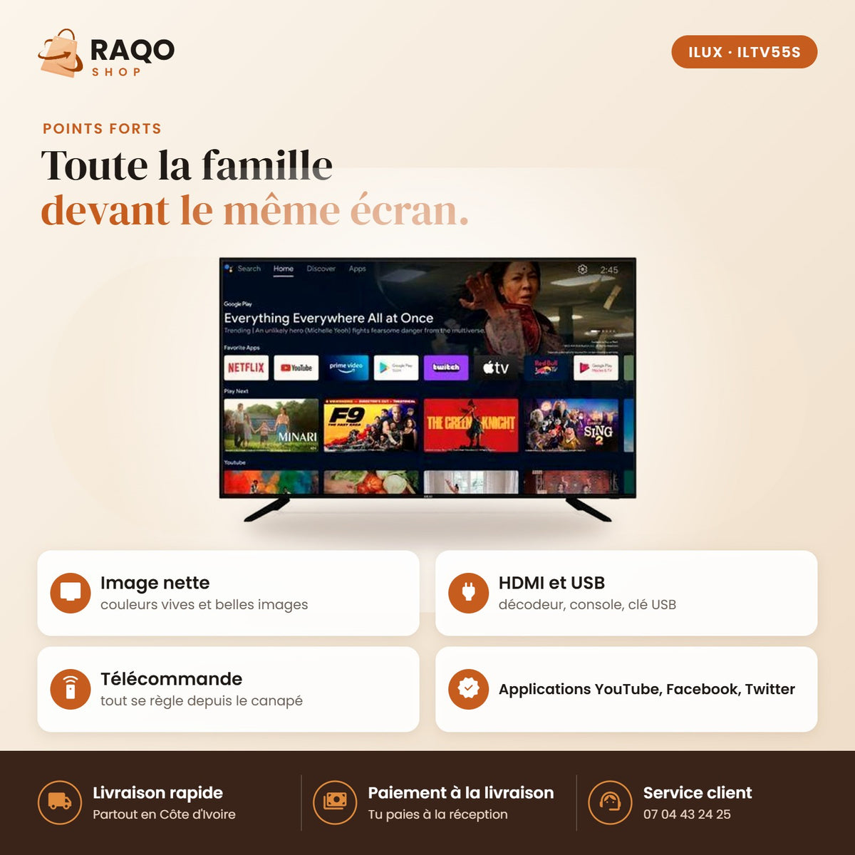 Smart TV iLUX – 55