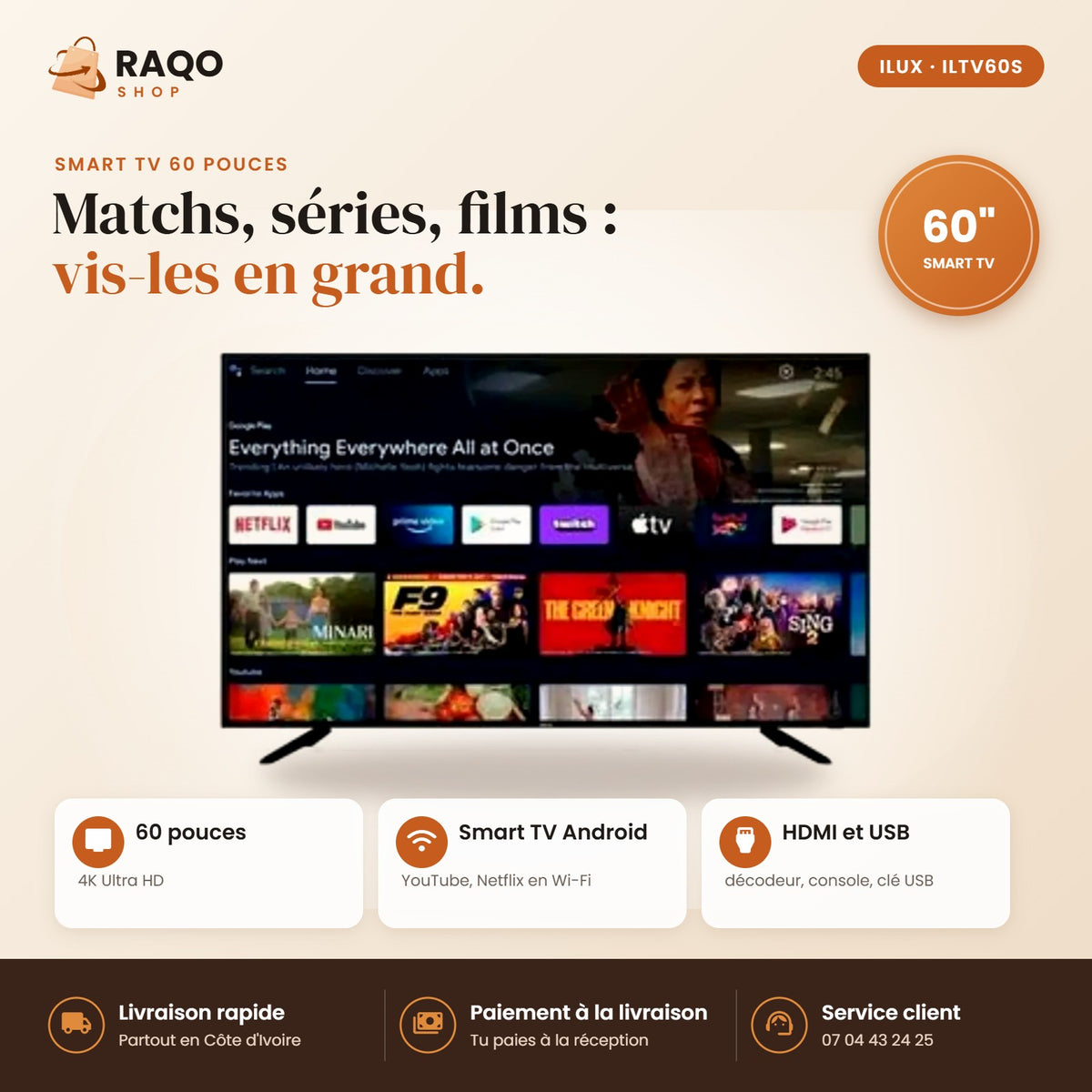Smart TV iLUX – 60