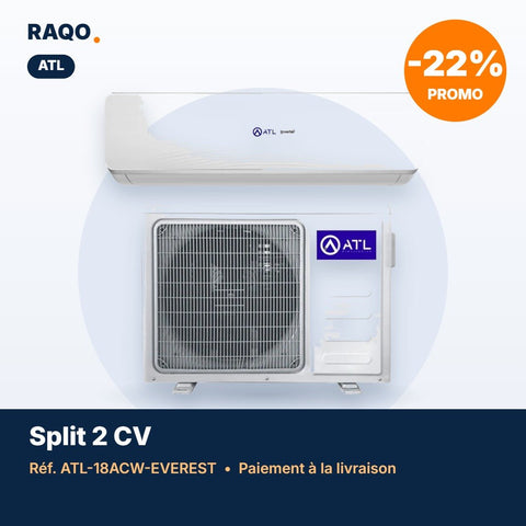 Split ATL 2 CV (18 000 BTU) Everest R410 – ATL-18ACW-EVEREST - RAQO