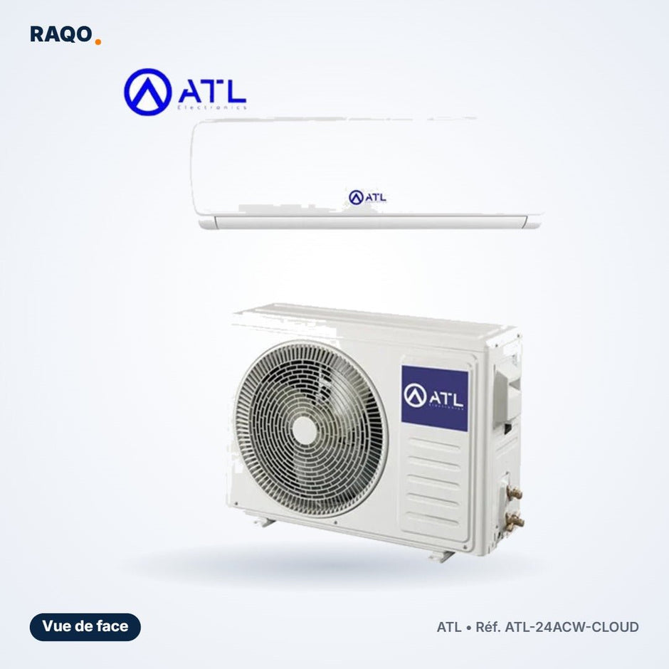 Split ATL 3 CV (24 000 BTU) Inverter Cloud R410 – ATL-24ACW-CLOUD - RAQO