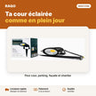 Spot de jardin LED COB 5W à piquer – lumière jaune | Akko Star - RAQO