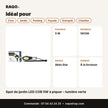 Spot de jardin LED COB 5W à piquer – lumière verte | Akko Star - RAQO