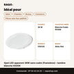 Spot LED apparent 36W sans cadre (frameless) – lumière blanche 6500K | Akko Star - RAQO