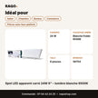 Spot LED apparent carré 24W 6