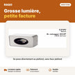 Spot LED en saillie 1 tête 12W – 3 couleurs | Akko Star - RAQO