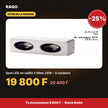 Spot LED en saillie 2 têtes 24W – 3 couleurs | Akko Star - RAQO