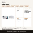 Spot LED encastrable extra-plat 18W 4