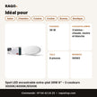 Spot LED encastrable extra-plat 36W 8