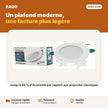Spot LED encastrable rond 7W 2,5