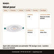 Spot LED orientable encastrable 7W design rond – lumière blanche 6500K | Akko Star - RAQO