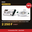 Spot LED orientable encastrable 7W – lumière chaude 3000K | Akko Star - RAQO