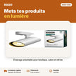 Spot sur rail LED 28W blanc – lumière neutre 4000K | Akko Star - RAQO