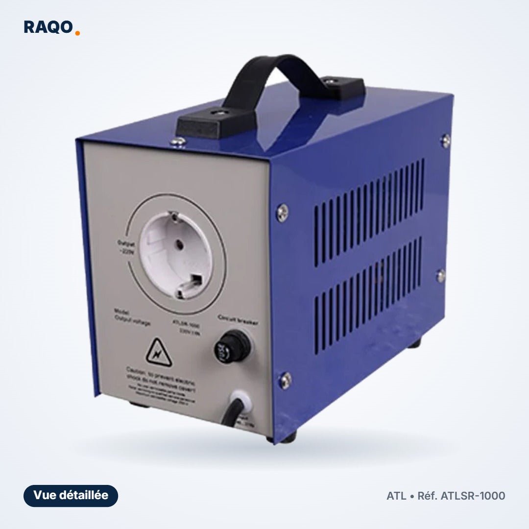 Stabilisateur de tension ATL 1 000 VA à relais – ATLSR-1000 - RAQO