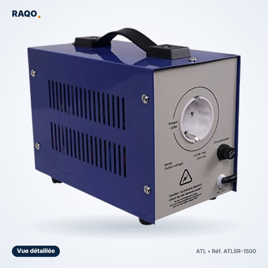 Stabilisateur de tension ATL 1 500 VA à relais – ATLSR-1500 - RAQO