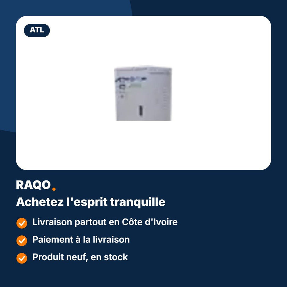 Stabilisateur de tension ATL 15 000 VA servo-moteur – ATLSM-15000 - RAQO