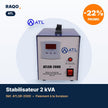 Stabilisateur de tension ATL 2 000 VA à relais – ATLSR-2000 - RAQO