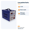 Stabilisateur de tension ATL 2 000 VA à relais – ATLSR-2000 - RAQO