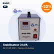 Stabilisateur de tension ATL 3 000 VA à relais – ATLSR-3000 - RAQO