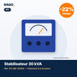 Stabilisateur de tension ATL 30 000 VA servo-moteur – ATLSM-30000 - RAQO