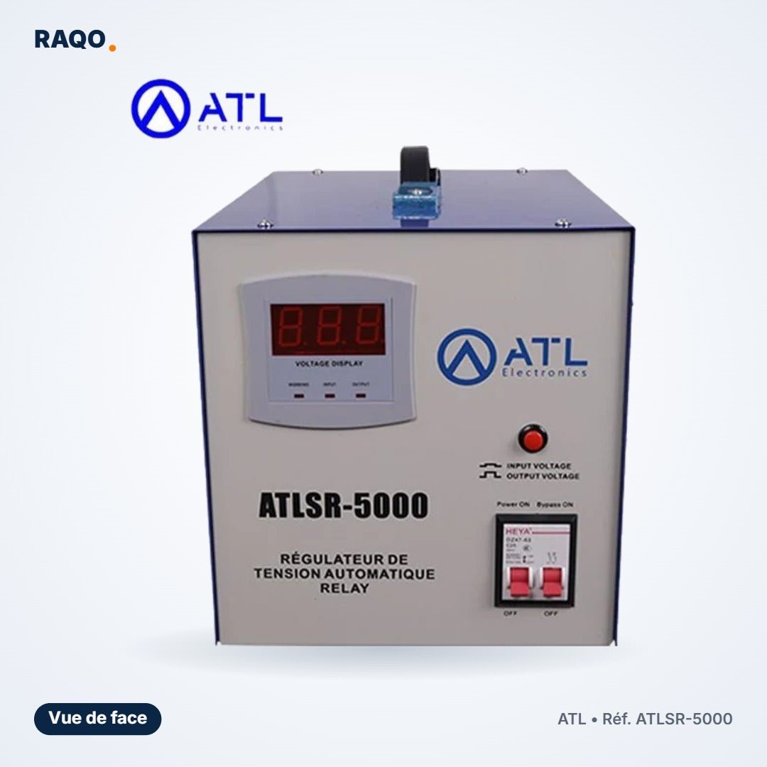 Stabilisateur de tension ATL 5 000 VA à relais – ATLSR-5000 - RAQO