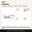 Strip LED 24V 2835 240 LED/m 14W – blanc 6500K, rouleau 10 m | Akko Star - RAQO