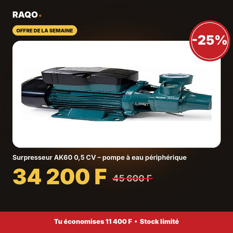 Surpresseur AK60 0,5 CV – pompe à eau périphérique | Akko Star - RAQO