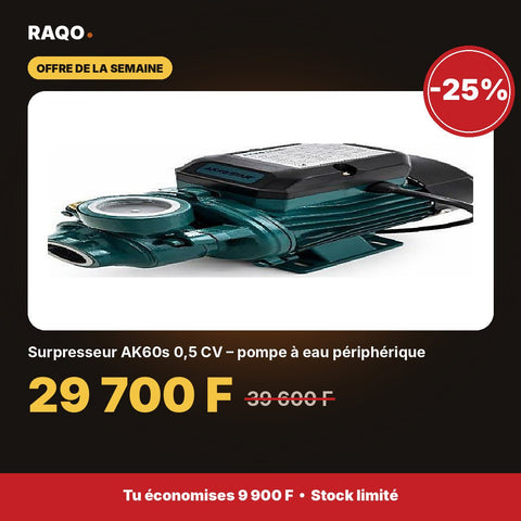Surpresseur AK60s 0,5 CV – pompe à eau périphérique | Akko Star - RAQO