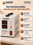 Stabilisateur Nasco SVR-105-1500VA - RAQO Shop