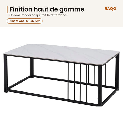 Table basse BLC-618 – format 120×60 cm - RAQO