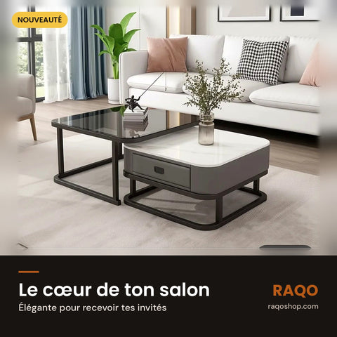 Table basse gigogne 301 pour salon - RAQO