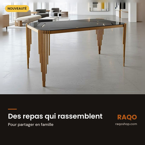Table de salle à manger C-24 – 150×80×75 cm - RAQO