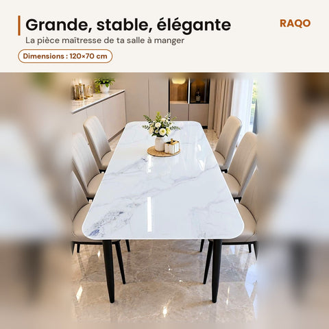 Table de salle à manger C-BL120 – lot de 2 - RAQO