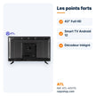 Téléviseur ATL 43