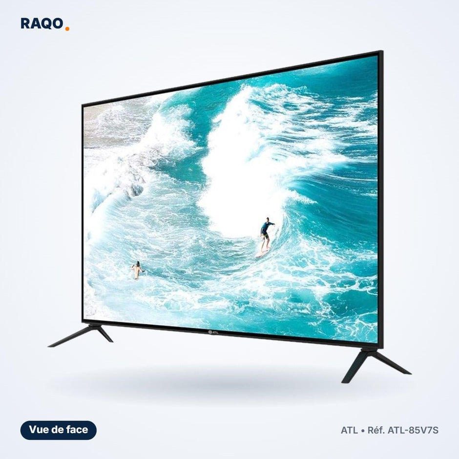 Téléviseur ATL 85" Smart TV Android 12 4K UHD – ATL-85V7S - RAQO