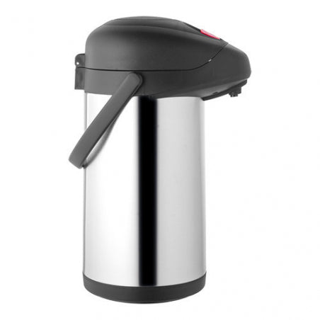 Thermos à pompe 4 litres en inox