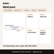 Transformateur pour ruban LED 280 LED/m | Akko Star - RAQO