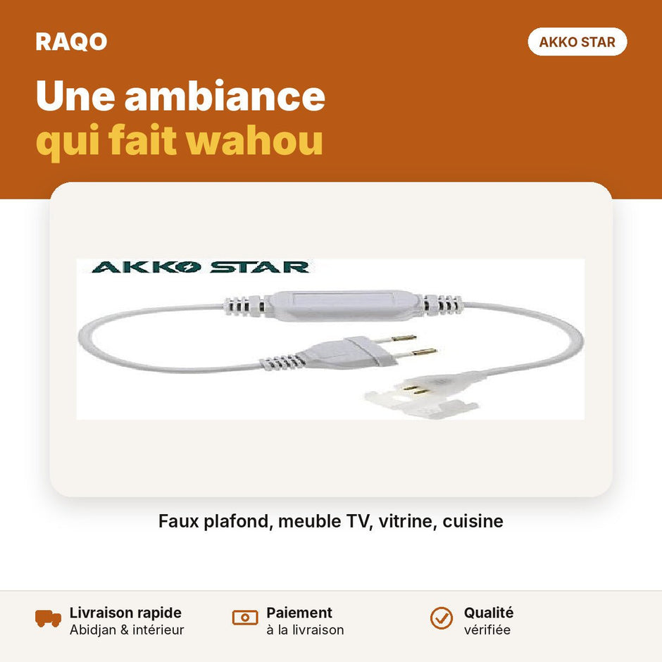 Transformateur pour ruban LED 280 LED/m | Akko Star - RAQO