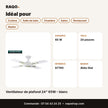Ventilateur de plafond 24