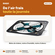 Ventilateur extracteur industriel carré 10