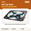 Ventilateur extracteur industriel carré 8
