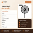 Ventilateur sur Pied iLUX – 18