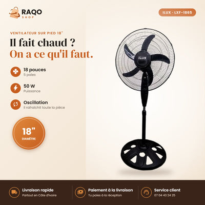 Ventilateur sur Pied iLUX – 18" | LXF-1865