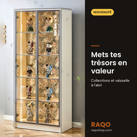 Vitrine d’exposition BG-83 – 80×40×180 cm - RAQO
