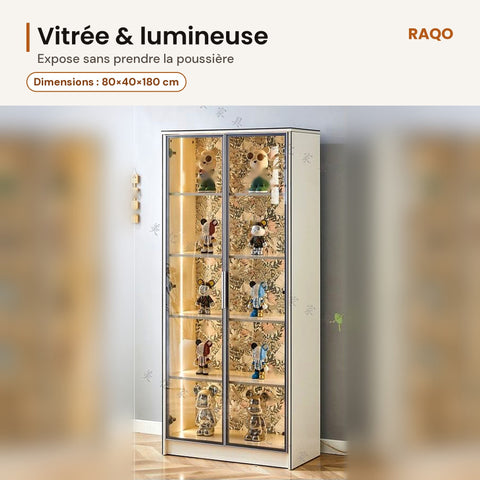 Vitrine d’exposition BG-83 – 80×40×180 cm - RAQO