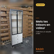 Vitrine d’exposition LM1601 – 60×40×175 cm - RAQO